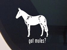 Got Mules? Mule Draft Horse Work Animal Decal - Sticker