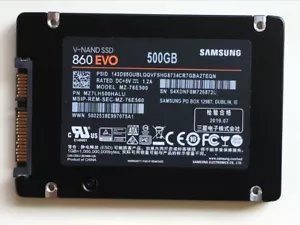 Samsung 860 EVO 500 GB MZ-76E500B/AM 2,5" SATA III SSD V-NAND 6 GB/s SSD interno - Imagen 1 de 5