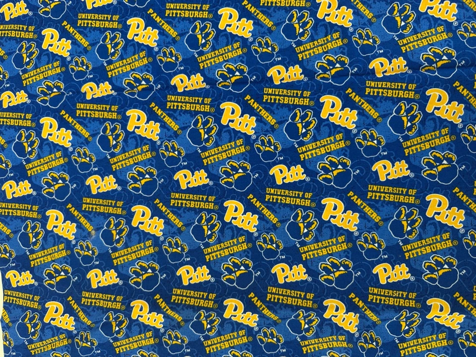 University of Pittsburgh Panthers Fabric 70" X 43" Free Shipping - Image 1 of 1