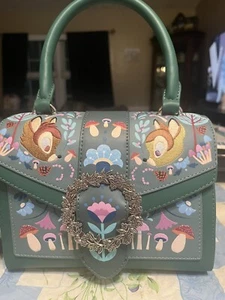 Loungefly Disney Bambi FolkArt Crossbody Bag - BoxLunch Exclusive NWT & Wrap - Picture 1 of 3