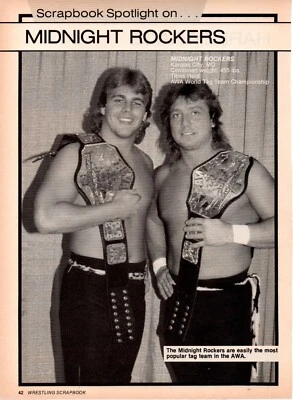 Revista Harley Race Shawn Michaels Jannetty Pro Lucha Libre Página Foto WWE 8x10.5 Foto 1 de 3