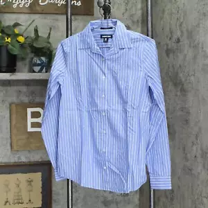Camicia elegante donna Lands' End fantasia maniche lunghe 484700-campione 2 alte 4 alte - Foto 1 di 6