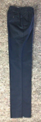 Boys Lands End Dark Blue Elastic Waist Size 16 Dress Work Pants Unhemmed - Imagem 1 de 4