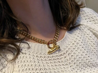 Vivienne Westwood Gold Tone Penis Choker Necklace - Image 1 of 4