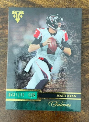 2014 Topps Triple Threads Emerald /199 Matt Ryan #51 - Image 1 of 2