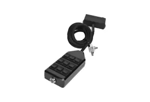 AVS 9 Switch Box BLACK COLOR Rocker Switches Air Ride Suspension Valve Full FBSS - Foto 1 di 1