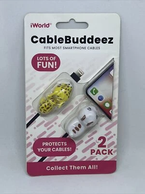 iWorld Cable Buddeez Phone Cord/Cable Protectors 2 Pack  - Image 1 of 4