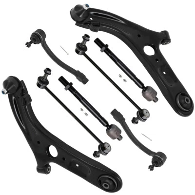 [8pc] For 2011-2016 Hyundai Elantra Front Lower Control Arm Tie Rod End Sway Bar Foto 1 de 4