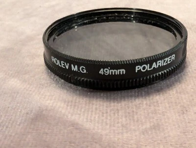 Rolev 49mm Linear polarizer for film camera photography - Image 1 of 2