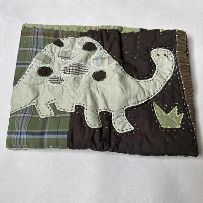 Pottery Barn Kids Madrás Dinosaurio A Cuadros Acolchado Estándar Falsa Nuevo sin Etiquetas 024 Foto 1 de 3