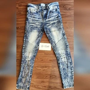 PREOWNED Big Boys 14L Modern Stitch Skinny Jean Adjustable Waist - Picture 1 of 2
