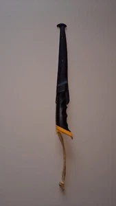 Vintage Kershaw Kai Floating Fillet Fish Knife Yellow Spoon, Sheath Japan Rare  - Picture 1 of 9