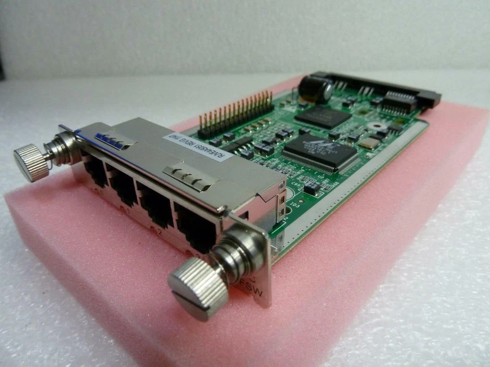HP A-MSR 4-Port 10/100Base-T Switch SIC Module JD573B - Image 1 of 1