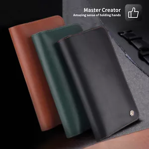 Leather Wallet Magnetic Cover Card Case For iPhone 13/13 Pro/13 Mini - Picture 1 of 13
