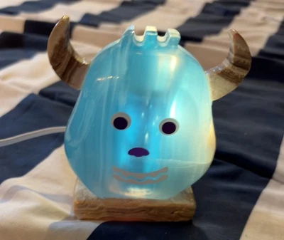 Lámpara De Noche Artesanal De Mármol Figura Mike Wazowski De Monsters Inc Foto 1 de 4