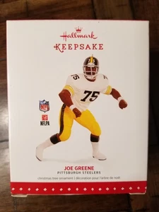 Hallmark Keepsake Mean Joe Greene #75 Pittsburgh Steelers Ornament 2015 NEW - Picture 1 of 7