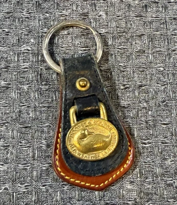 LLAVERO PATO LATÓN CUERO TODO CLIMA DOONEY & BOURKE VINTAGE  Foto 1 de 3