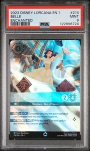 2023 Disney Lorcana The First Chapter Enchanted Belle #214 PSA 9 - Picture 1 of 2