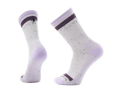 Smartwool Everyday Larimer SW001890L46 Crew Socks Unisex Purple Stretch DDR1526 - Image 1 of 4