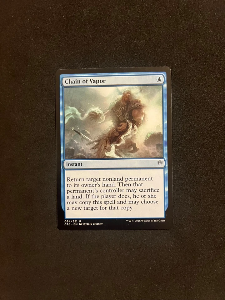 Chain of Vapor [Commander 2016] Magic MTG Cards LP - Image 1 of 2