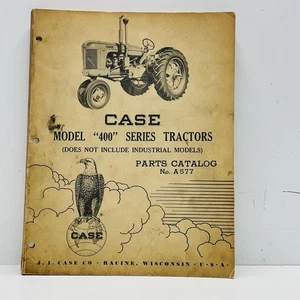 CASE 400 TRACTORS Non-Industrial Parts Catalog Manual A577 - Picture 1 of 5