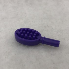 LEGO 93080a Dark Purple Friends Accessories Hairbrush W/ Heart on Reverse (x1)