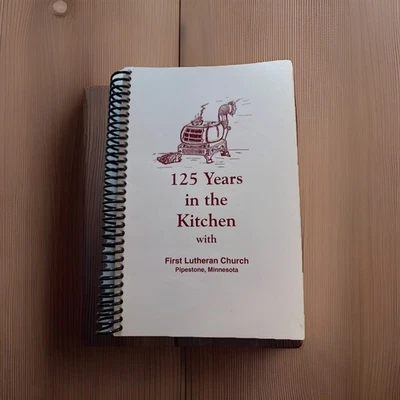Pipestone MN Minnesota Cookbook Ethnic Danish Scandinavian Norwegian Lefse VTG - Imagem 1 de 4