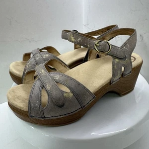 Dansko Damen Sandale Stone Metallic Größe 37 (6,5 - 7US) - Bild 1 von 10