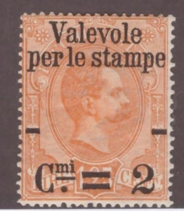 Italy Scott# 62 2c on 1.25L watermark 140 MH Scott=$50 - Picture 1 of 1
