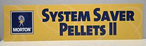Morton Salt System Pellets II Spar Bodenständer Preiser Werbeschild - Bild 1 von 3