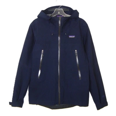 Chaqueta Patagonia Cloud Ridge Para Hombre Pequeña Negra 83675 Impermeable 3 Capas Foto 1 de 4