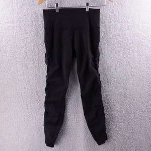 Lululemon Align High Rise Lace Up Leggings Black Womens Size 8 - Picture 1 of 7