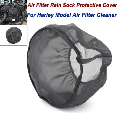 1X Filtro de Ar Capa de Meia de Chuva À Prova de Poeira Para Harley Touring FLHR Road Glide King - Imagem 1 de 4