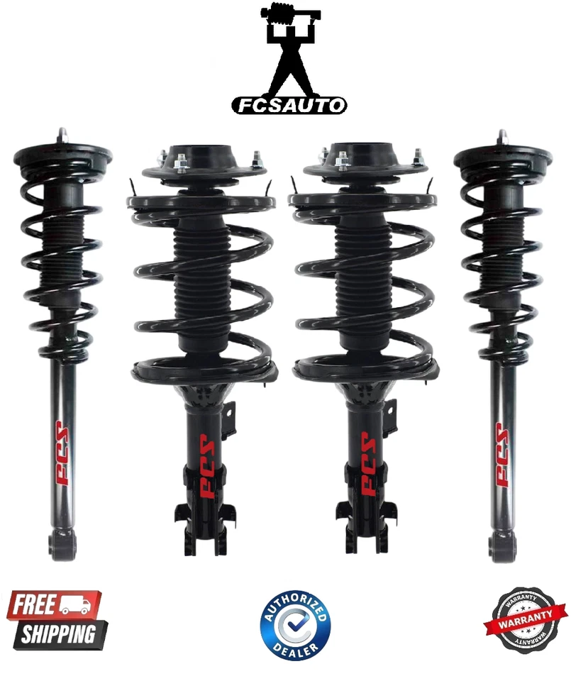 Conjunto completo de resorte helicoidal delantero y trasero FCS para Mitsubishi Eclipse 00-05 Foto 1 de 1