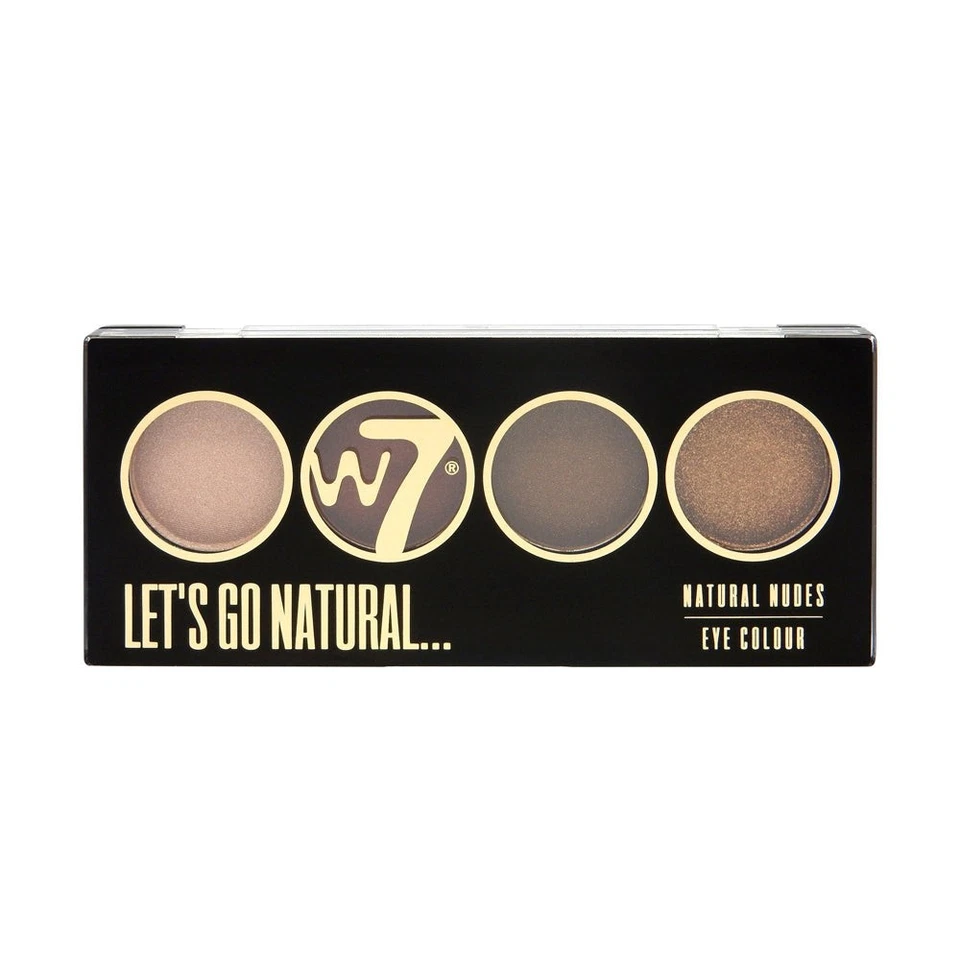 W7 Let's Go Quad Eye Color Palette - Let's Go Natural - Image 1 of 1