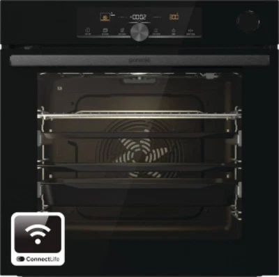 Gorenje BPSA 6747 A 08 BGWI 60 x 60cm schwarz Pyrolyse, SteamAssist, BakeSensor - Bild 1 von 4
