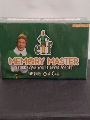 New IN Box Buddy the Elf Memory Master Game by Aquarius Sealed Age 6+ 4 Players - Image 1 of 4