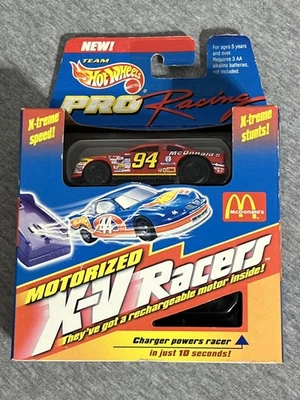 De colección 1996 Hot Wheels Pro Racing X-V Racers McDonald's #94 motorizado + cargador Foto 1 de 4
