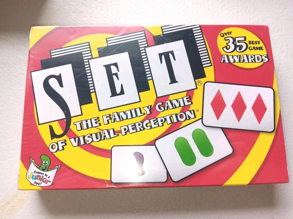 SET Family Card Game Visual Perception Enterprises NEW - Image 1 of 2