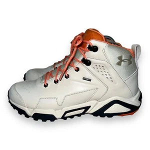 Under Armour Tabor Ridge Hiking Boots Beige/Orange 1264714-280 Women's 7 - Picture 1 of 10