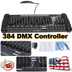 384 Channels DMX512 Controller Console for Stage Light Party DJ Laser Operator - Picture 1 of 12