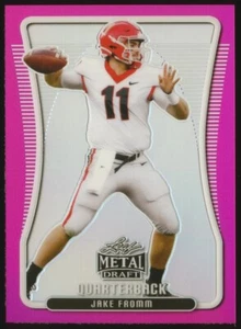Jake Fromm 2020 Leaf Metal Draft Quarterback Pink Prizm Refractor #6/15 - Bild 1 von 2