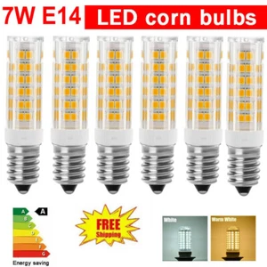 E14 LED Corn Light Lamp Globe Bulb 2835 SMD 7W Spotlight Night Lamps 1/2/4/6Pcs - Picture 1 of 19