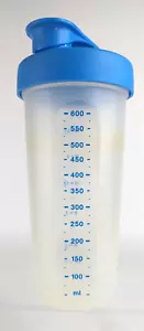 Batidora rápida Tupperware mezcladora de aderezo para bebidas 23 oz. Contenedor 7320 azul - Imagen 1 de 7