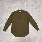 Our Legacy Classic Textured Silk Shirt - Camel - Size 48 / UK 38" Chest / Medium