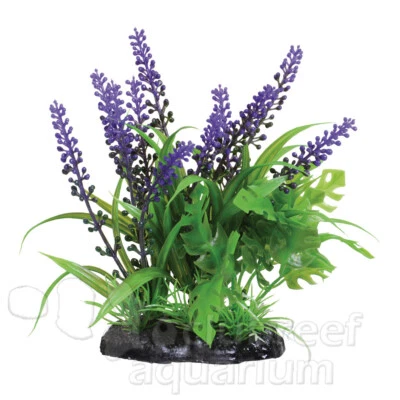 Purple Passion Weighted Base Plastic Variety Cluster Plant 6" or 16" - Image 1 of 2