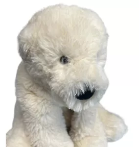 Jellycat London Perry Polar Bear Plush White Sitting Cute Soft Clean Excellent - Picture 1 of 7