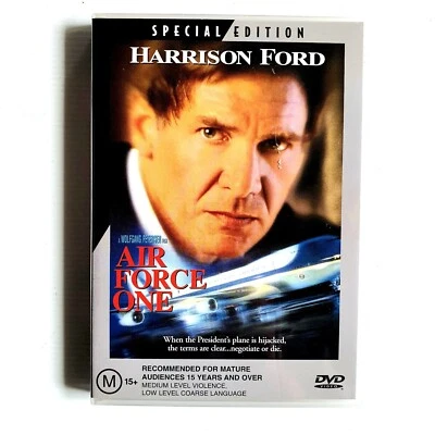 Air Force One DVD 1997 Action Thriller Epic Harrison Ford Region 4 VGC Free Post - Image 1 of 4