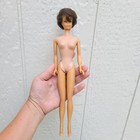 Vtg 1962 BARBIE DOLL MIDGE Brunette Bubble Cut Molded Eyelashes Straight Legs