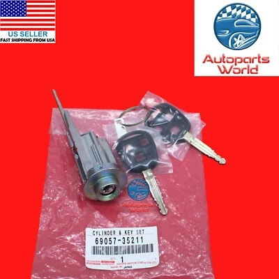 GENUINO TOYOTA 08-14 FJ CRUISER INTERRUPTOR DE ENCENDIDO BLOQUEO CILINDRO Y LLAVE 69057-35211 Foto 1 de 2